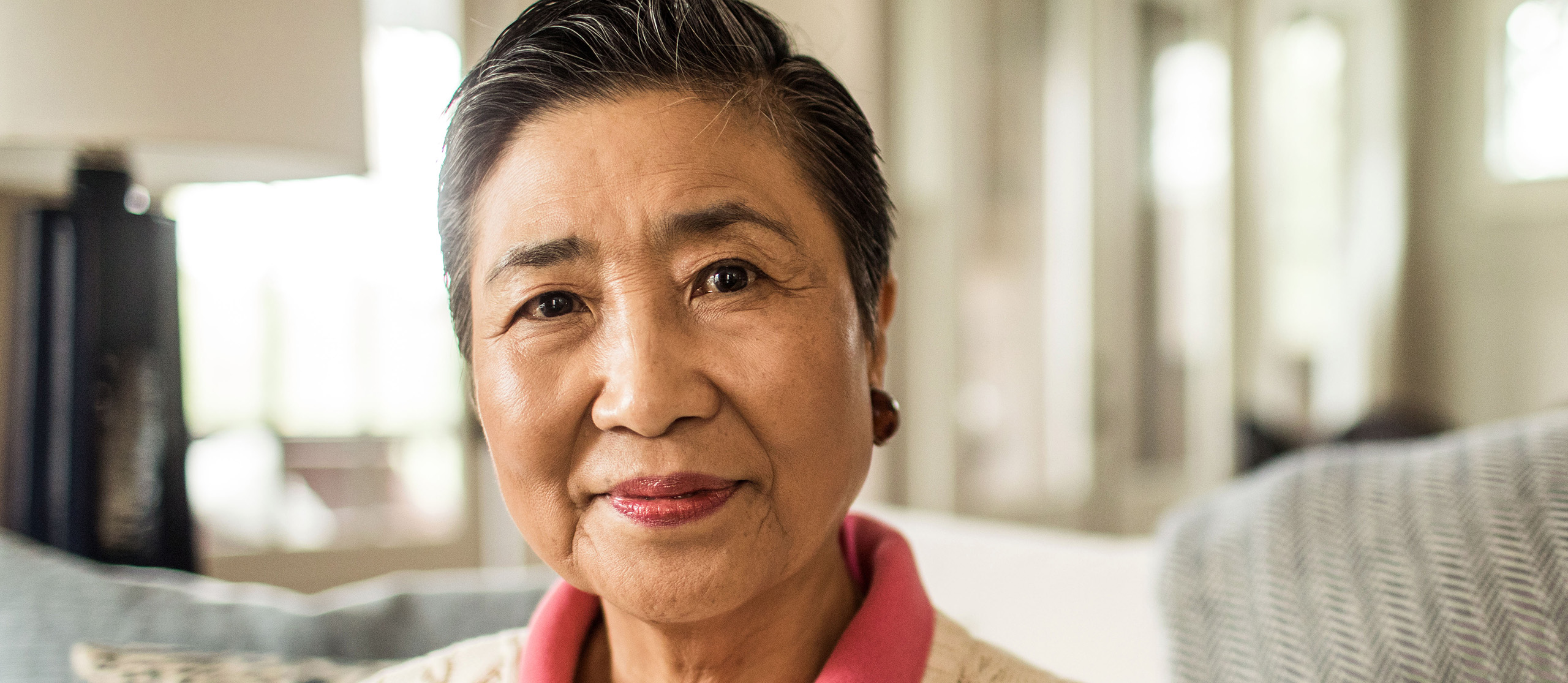 Middle aged asian woman