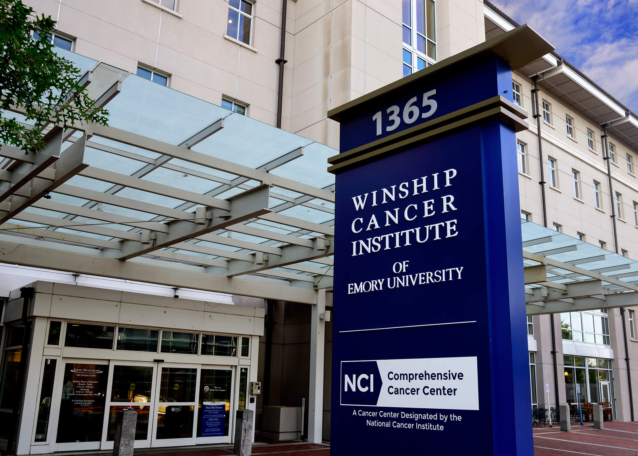 Winship Cancer Institute Sign